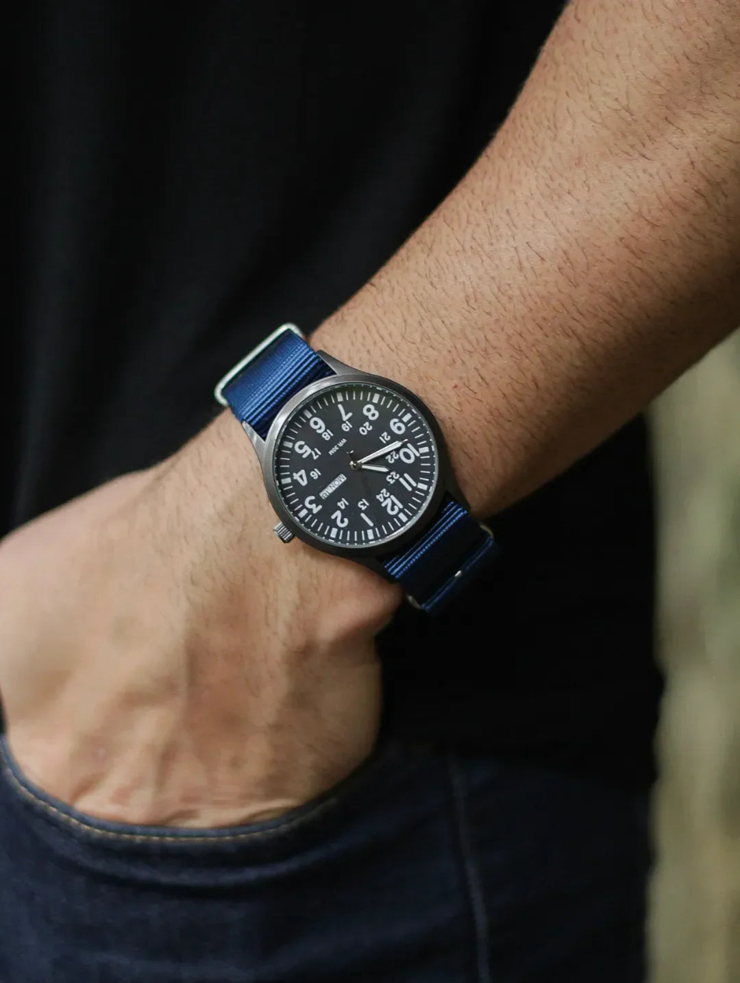 NATO STRAP MILITARY – BLUE